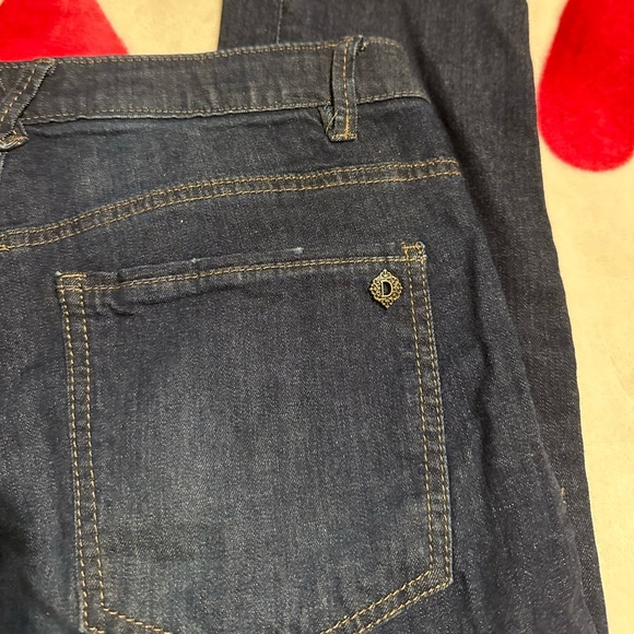 NWT Democracy Ab"solution® High Rise Distressed Blue Denim Skinny Jeans - Picture 12 of 16